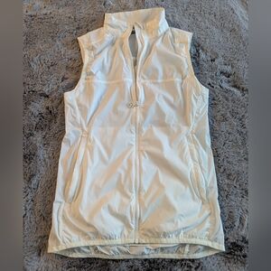 J.Lindeberg's logo Womens Lilly Trusty Packable Vest White - Sz.XS